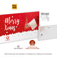 Wand Adventskalender Standardmotive mit Werbedruck