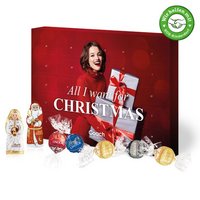 Adventskalender Lindt Lindor mit Logo