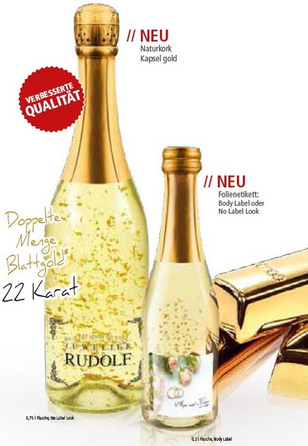 Secco Gold Flasche 0,2l / 0,75l