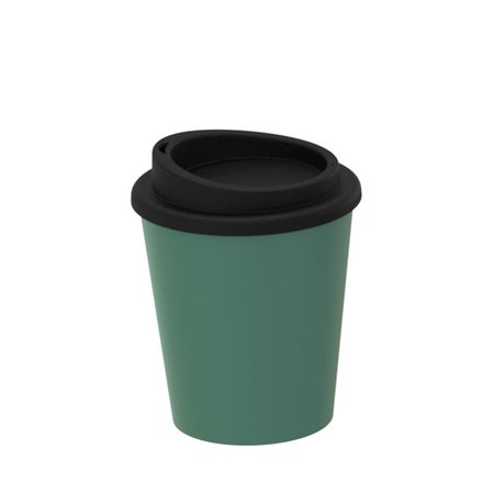Bio Kaffeebecher mit Werbedruck oder Firmenlogo aus abbaubarem Kunststoff