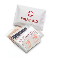 FIRST AID Apotheke mit Werbung oder Logo