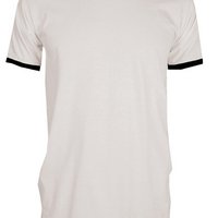 Ringer T-Shirt mit Werbung oder Logo