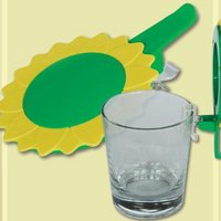 Glasabdeckung mit Clip SUNFLOWER