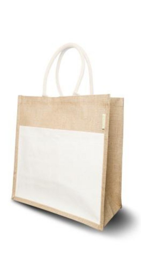 Jute Shopper Combi mit Werbung oder Logo