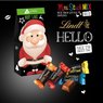 HELLO Mini Stick Mix mit Stanzung Weihnachtsmann mit Werbung oder Logo