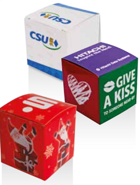 Schokoküsse in der Box mit eigenem Logo