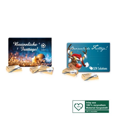 Lindt Super Mini-Adventskalender XXS mit Logo