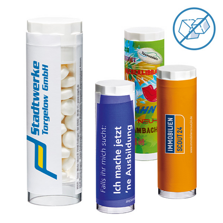 LogoRolle "Pfefferminz zuckerfrei"