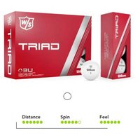 Wilson TRIAD Golfball mit Werbung oder Logo bedruckt