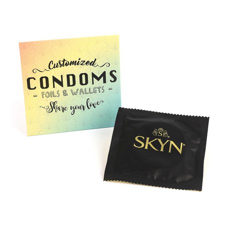 Kondome latexfrei bedrucken mit Logo