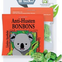 Eukalyptus Bonbons 25g mit Werbung