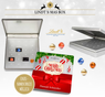 Lindt Adventskalender in Metalldose mit Werbedruck