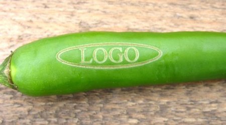 grüne Logo-Peperoni