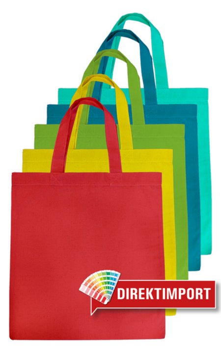 Baumwalltasche natur kurze Henkel Topqualität