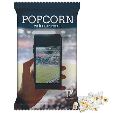 Popcorn 35g süß günstig bedrucken Werbegeschenk