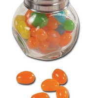 Mini Kugelglas Jelly Beans mit Werbung, Logo