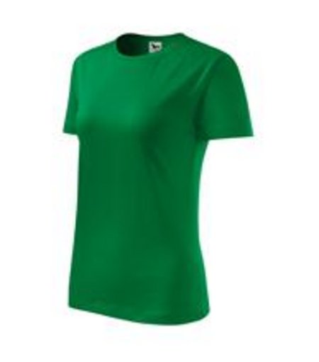 Damen T-Shirt Classic New mit Werbung, Logo