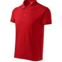 Herren Polohemd Cotton Heavy mit Werbung