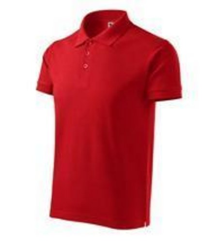 Herren Polohemd Cotton Heavy mit Werbung