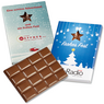 Schokoladentafel 60g im Werbe-Präsentkarton „Weihnachten“