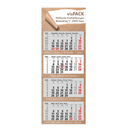 4 Block Wandkalender Post B4 in eigenem Design bedruckbar als Werbemittel