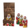 Mini+Schoko-Weihnachtsmann in Display-Box 10g mit Logo