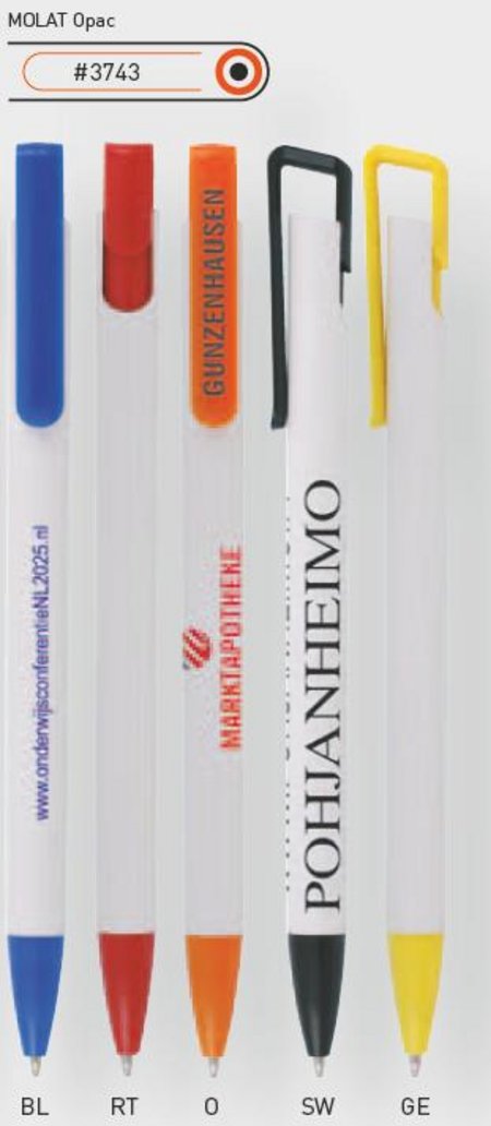 Molat Opac Kunststoff-Kugelschreiber