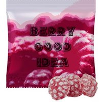 Himbeer Bonbons ca. 15g in Midi-Tüte mit Logo