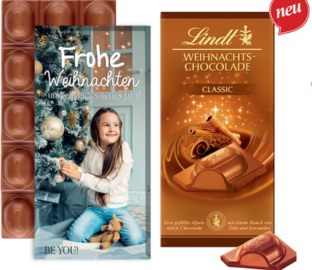 Lindt Weihnachtsschokolade 100g