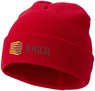 Irwin Mütze rot mit Firmenlogo