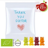 Bio Gummibärchen ohne Gelantine 15g in Midi-Tüte mit Logo