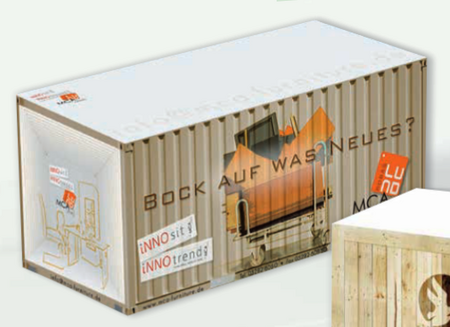 Zettelblock Container mit individuellem Druck