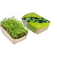 Microgreens-Gärtchen mit Logo als Werbegeschenk