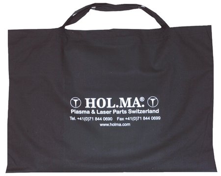 BW-Tasche ca. 70x50 cm mit zwei kurzen Henkeln mit Werbung oder Logo