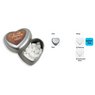 Herzdose,18 g Pfefferminz mit Werbedruck