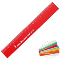 Lineal 20 cm mit Druck auf Skala und individueller Werbung