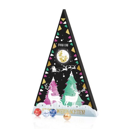 Adventskalender Baum mit Logo