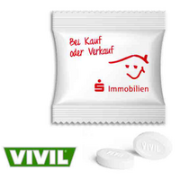 Doublemint Vivil im Tütchen bedruckt mit Werbung oder Logo