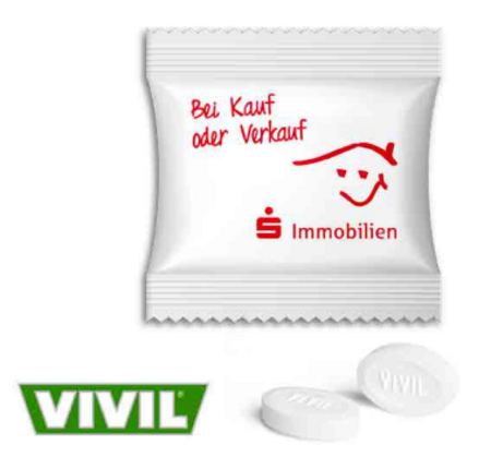 Doublemint Vivil im Tütchen bedruckt mit Werbung oder Logo