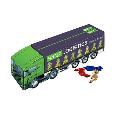 LKW Metallic Sweets mit Firmenlogo oder Werbedruck