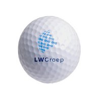 Blanco Golfball mit individueller Werbung bedruckt