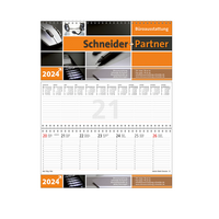Quer Terminplaner Business Premium bedrucken nach ihren Vorgaben individuell
