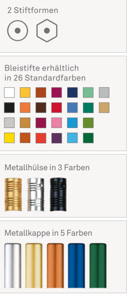 Bleistift schwarz Formen, Farben, etc.