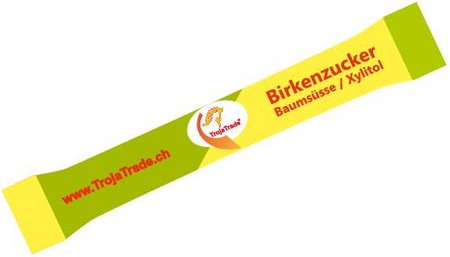 Birkenzucker mit Logo