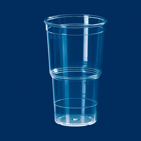 Eco Cup 0,25l PC glasklar mit Werbung