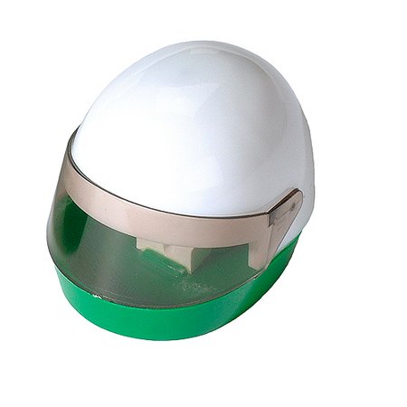 Stiftespitzer "Helm" mit Werbung oder Logo