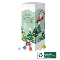 Karton Adventskalender Turm Lindt mit Logo