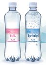Mineralwasser Slimline PET mit individuellem Werbedruck