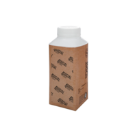 Kraft Papp-Wasserflasche Earth Water mit eigenem Logo bedrucken