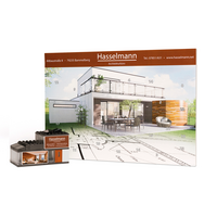 Haus Bausatz in individuell gestaltbarer Geschenkverpackung mit ihrem Logo